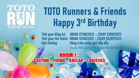 TOTO Runners And Friends – Happy 3rd Birthday NHÓM I