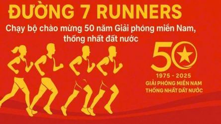 ĐƯỜNG 7 RUNNERS – CHẠY BỘ CHÀO MỪNG 50 NĂM GIẢI PHÓNG MIỀN NAM, THỐNG NHẤT ĐẤT NƯỚC