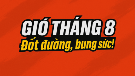 Thử thách Tháng 8 Skypec - Gió tháng 8 Đốt đường, bung sức