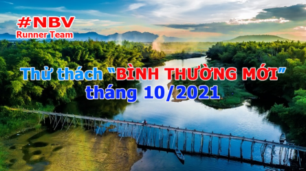 NBV Runner với thử thách BÌNH THƯỜNG MỚI tháng 10-2021 mở rộng