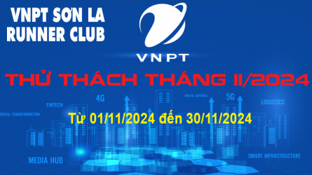 VNPT Sơn La Runner thử thách tháng 11