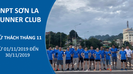 VNPT Sơn La Runner Club - Thử thách tháng 11-2019