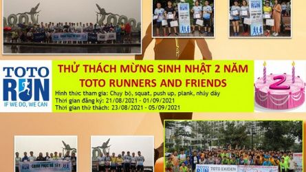 MỪNG SINH NHẬT 2 NĂM TOTO RUNNERS AND FRIENDS