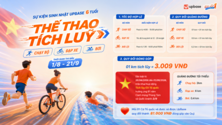 Thể thao tích luỹ mừng UpBase vào lớp 1