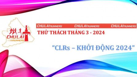 CLRs - KHỞI ĐỘNG 2024