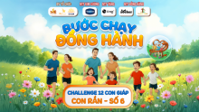 BƯỚC CHẠY ĐỒNG HÀNH - CHALLENGE 12 CON GIÁP SỐ 06 - MÊ CHẠY BỘ