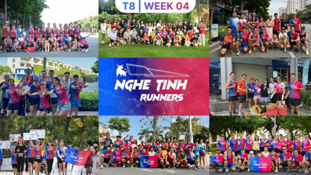 NGHỆ TĨNH RUNNERS - Thử thách Tuần 4 tháng 08 - 2026