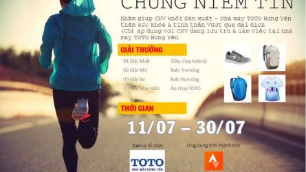 Thử thách 21 ngày chạy bộ - CHUNG NIỀM TIN