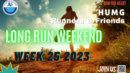 HUMG RUNNERS AND FRIENDS LONG RUN WEEKEND, W25-2023