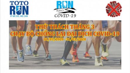 THỬ THÁCH THÁNG 3 - CHẠY ĐỂ CHỐNG LẠI ĐẠI DỊCH COVID-19