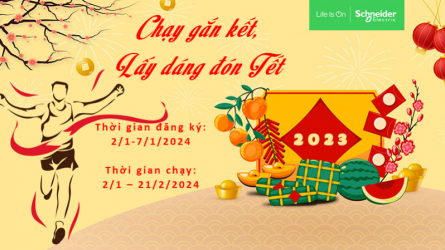 Cùng Schneider Electric Việt Nam - Chạy gắn kết, lấy dáng đón Tết 2024