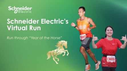 Schneider Electric’s  Virtual Run - Run through “Year of the Horse”