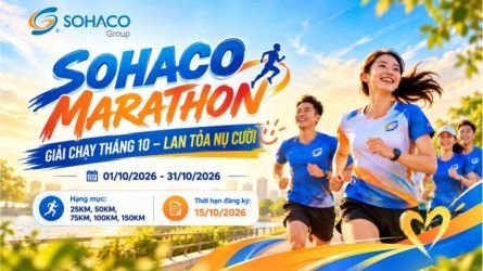 Sohaco Marathon 2026 -- THÁNG 10 - LAN TỎA NỤ CƯỜI