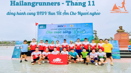 Hải Lăng Runners - Tháng 11 đồng hành cùng BIDV Run Tết ấm cho người nghèo