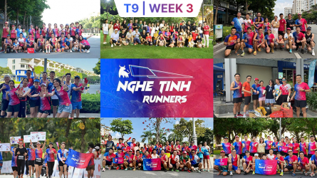 NGHỆ TĨNH RUNNERS - Thử thách Tuần 3 tháng 09 - 2026