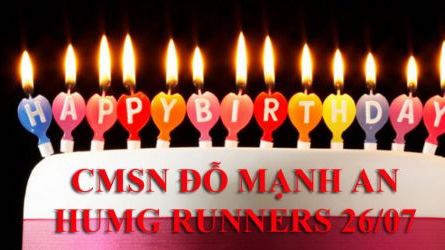 CMSN ĐỖ MẠNH AN - HUMG RUNNERS 26-07