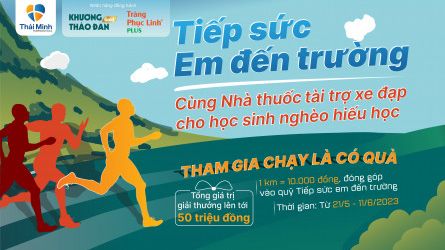 Bước chạy tiếp sức em đến trường