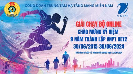 Giải chạy bộ online chào mừng kỷ niệm 9 năm thành lập VNPT Net2